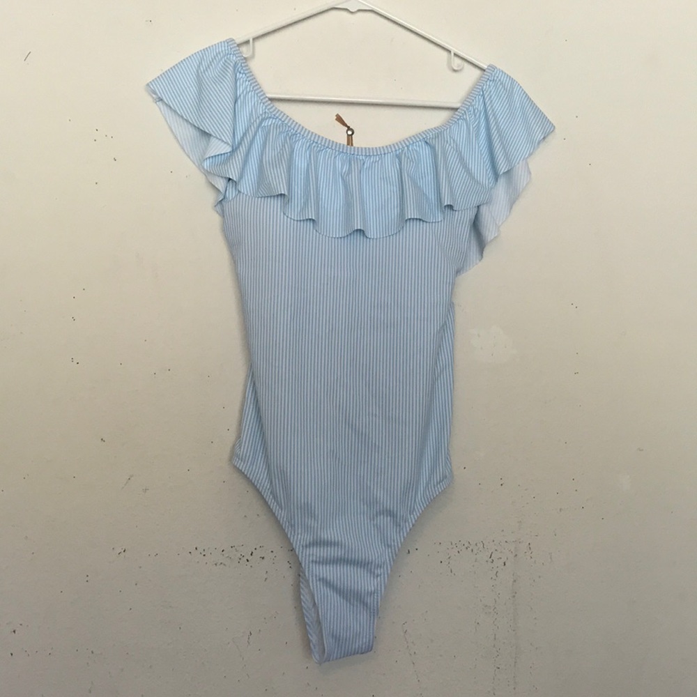 Off the shoulder one piece
